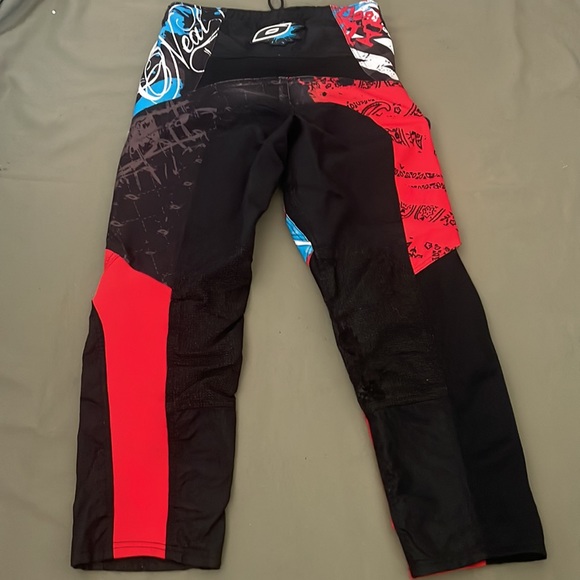 O.NEAL MAYHEM  MX MOTOCROSS Skull & wings printed RIDING  MOTO Pants size 30” - Picture 7 of 16